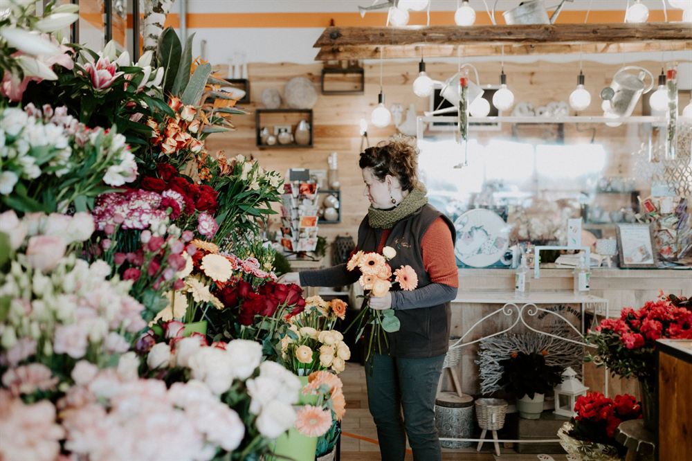 Fleuriste accompagnée par Cerfrance Terre d'Allier